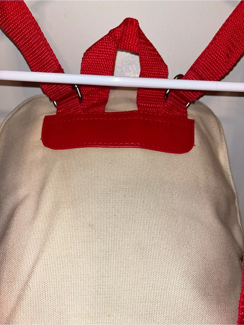 Vintage 2005 Spunky Sock Monkey “Beach Monkey” Canvas Mini Backpack